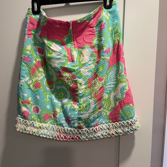 Lilly Pulitzer bright pink cotton skirt, size 6 - Picture 3 of 6